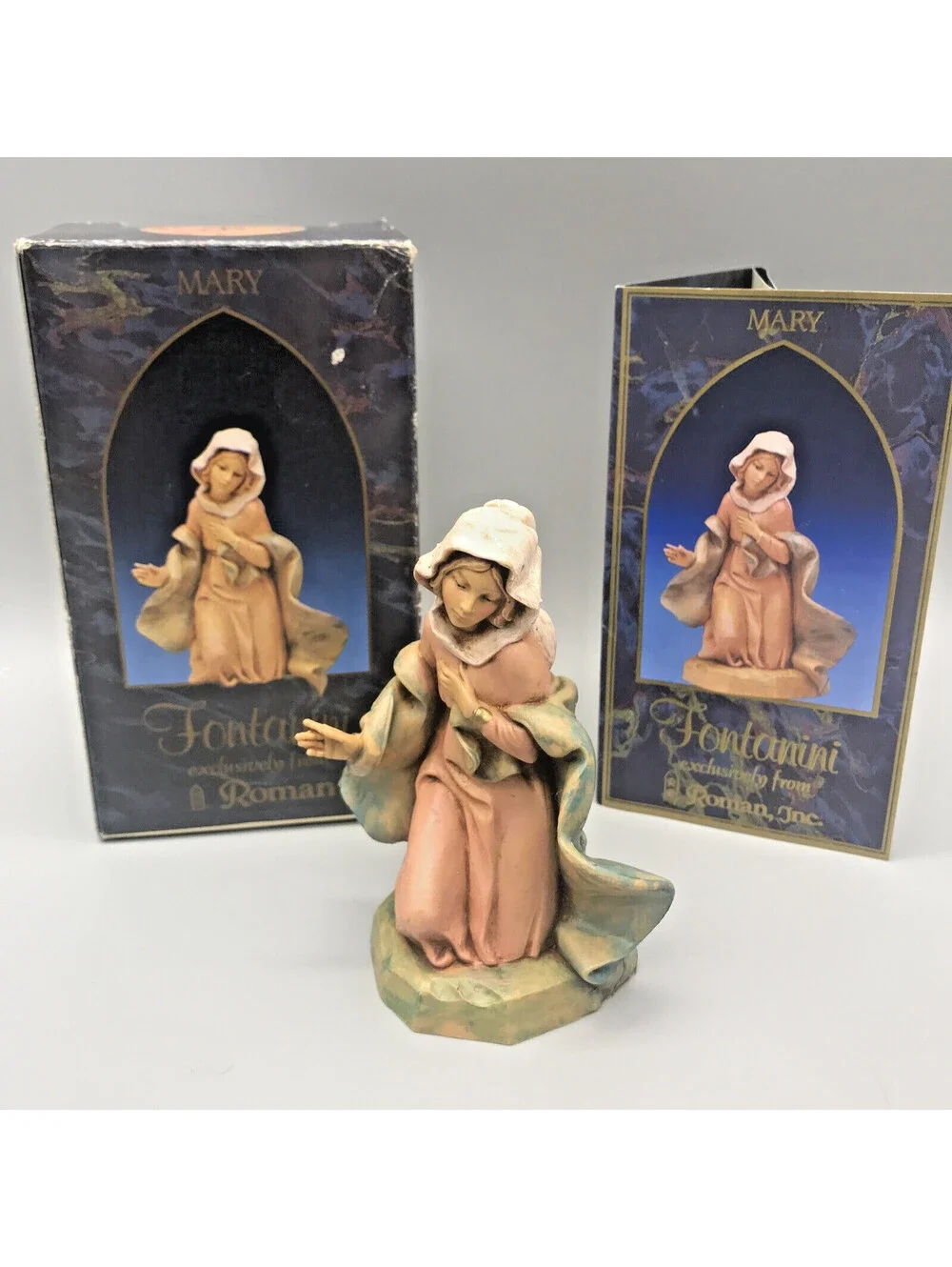 Virgin Mary Vintage Fontanini Roman Nativity 5
